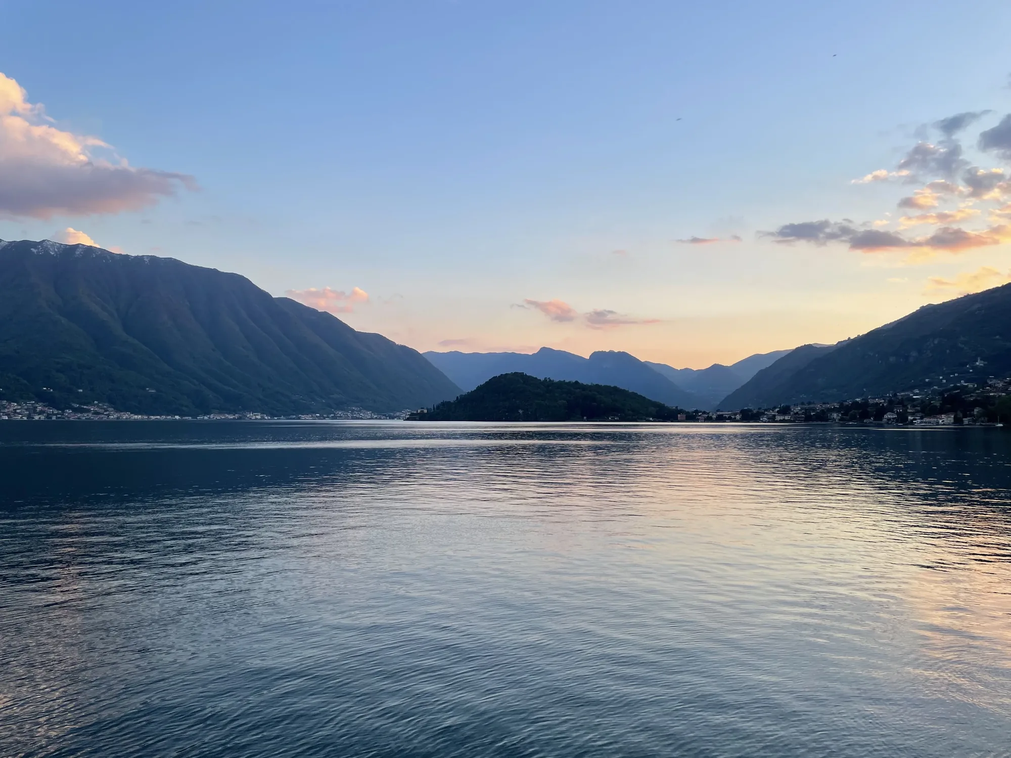 Tramonto sul Lago di Como, Tremezzina